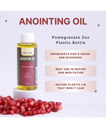 Oil of Joy Pomegranate Anointing Oil - 2 Oz for Prayer & Christian Worship | International Shipping Available - Buy Online on GoSupps.com