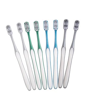 Healeved 8st toothbrush to reduce tooth spots white toothbrush sweet toothbrush household toothbrush travel toothbrush easy for teeth camping manual small toothbrush travel tpr