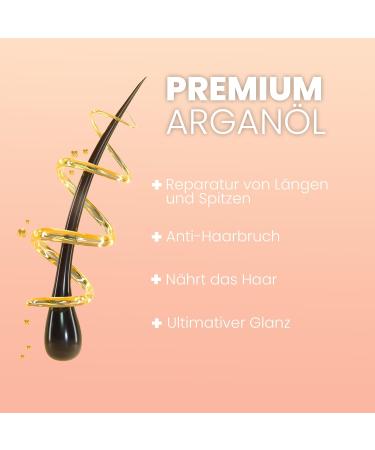 NEWELL Argan Oil for Hair Shine Strength & Suppleness Reduces Hair Breakage Vegan & Cruelty-Free Intensive Care for All Hair Types - Buy Online on GoSupps.com