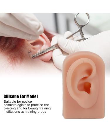 Silicone Right Human Ear Model for Jewelry Display and Piercing Practice - Dark Skin - Buy Online on GoSupps.com