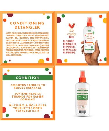 Cantu Care for Kids Shampoo Conditioner Detangler Value bundle Bonus Shopping bag(Package May Vary) - Buy Online on GoSupps.com