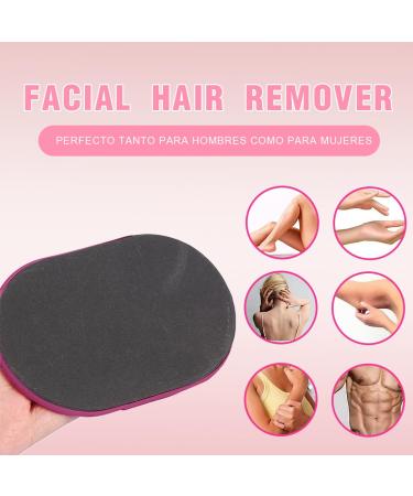Weescie 10-Piece Hair Removal Pad Set - Pink Smooth Skin & Black Fine Sandpaper for Women & Girls - Perfect for Face Lips and Arms - International Shipping Available - Buy Online on GoSupps.com