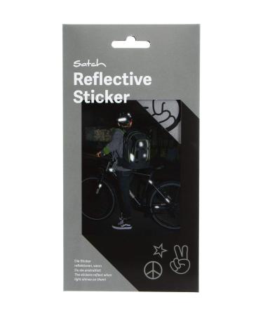 satch Reflective Sticker - self-adhesive highly reflective removable 7 pieces Reflective Silver - Silver