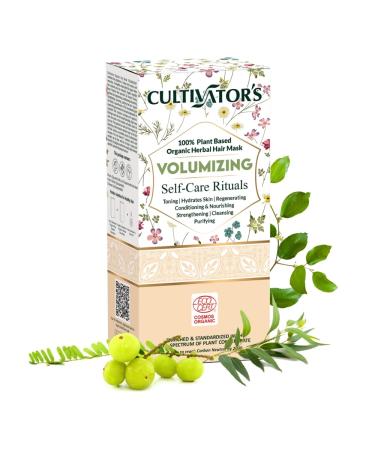 CULTIVATOR'S Hair Mask for Dry & Damaged Hair Deep Conditioning Volumizing Hair Loss and Breakage Hair Re-growth & Hairfall Control 3.5 Ounce Chemical free Organic Natural Unisex