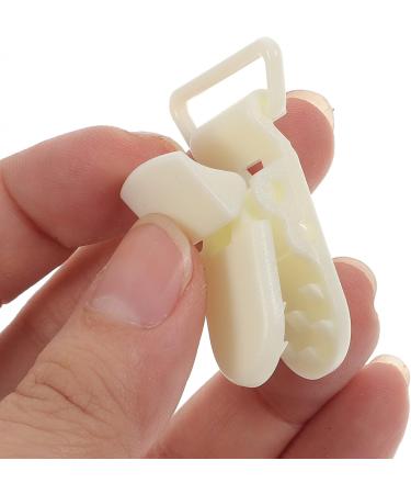Buy SUPVOX 10Pcs Silicone Pacifier Chain Clips - Transparent Pacifier Holder for Babies & Children - Durable Safe & Stylish - Buy Online on GoSupps.com