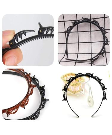 4-Piece Bangs Hairpins Set - Hair Clips & Headband for Effortless Hairstyles | Black Hair Accessories for Perfect Styling - Buy Online on GoSupps.com