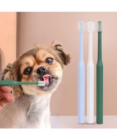 CIYODO 2pcs 360 Cleaning Degree Portable Brush Puppy Oral Household Dog Tooth Pet Kitten Comfortable Cat - Buy Online on GoSupps.com