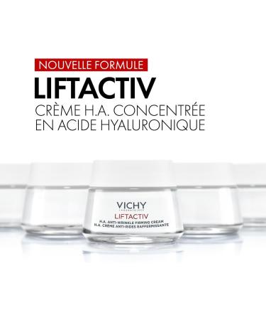 Vichy Liftactiv H.A. Anti-Wrinkle & Anti-Aging Day Cream Smooth & Plump Enriched with Rhamnose & Neo-Hesperidin For Normal to Combination Skin 50 ml - Buy Online on GoSupps.com