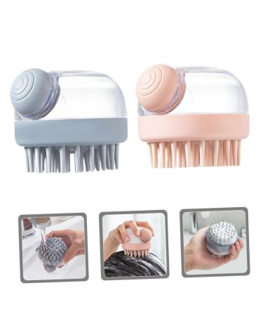 FOMIYES Massage Shampoo Brush Bath Scrubber - 6 Pcs Silicone Scalp & Body Exfoliator Set - Buy Online on GoSupps.com