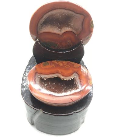 Natural Crystal Rough Hight Quality Natural Agate Geode Red Onyx Cornucopia Rough Agate Carnelian Drusy Cluster Ornaments - Buy Online on GoSupps.com