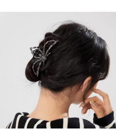 French Black Large Spider Hair Claw Clips - Luxury Accessories for Women and Girls - Buy Online on GoSupps.com