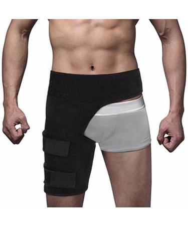 Camidy Hip Brace & Thigh Compression Sleeve - Support for Groin Injury & Sacroiliac Joint - Men & Women - Buy Online on GoSupps.com