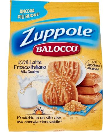  Balocco 3 x Balocco Zuppole Biscotti with fresh Italian milk and brown sugar biscuits with fresh Italian milk and brown sugar 100% Italian biscuits 350 g - Buy Online on GoSupps.com