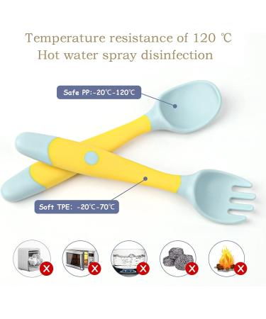 Buy Babyl Open 3 Pairs Baby Cutlery - BPA-Free Learning Spoon Set (Pink Green Yellow) for 6 Months & Older - Buy Online on GoSupps.com
