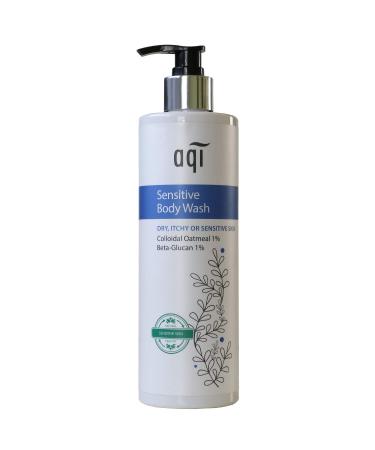 aqi Sensitive Body Wash For Sensitive Skin Care pH Balanced Paraben & Sulfates Free Shower Gel for Men and Women For Sensitive Itchy & Dry Skin Moisturizing & Soothing 16.9 fl oz