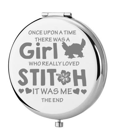 Lywjyb Birdgot Once Upon A Time Funny Cartoon Movie Pocket Mirror Hawaiian Trip Inspired Gifts for Women Girls (Once Upon Mirr)