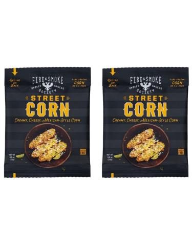 Fire & Smoke Society Street Corn 0.8 Ounce Packet Seasons 6 Ears of Corn (2 Pack)