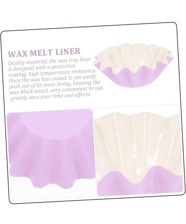 Beavorty 50-Count Paper Wax Cups for Candle Making | Durable Silicone Liner | Aroma Wax Lamps | Violet Isolation - 8.9x8.5x2.8cm - Buy Online on GoSupps.com