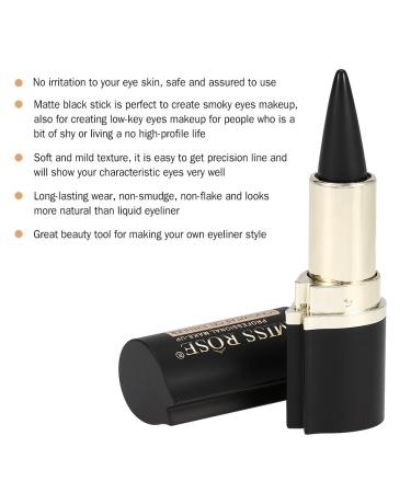 Uxsiya Waterproof Eyeliner Stick Pencil - Durable Matte Eye Makeup Gel Pen Black | International Shipping - Buy Online on GoSupps.com