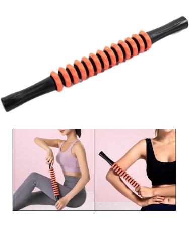 Handmade Body Massager for Athletes | Calf & Thigh Relief | Manual Massage Roller for Home Use | Orange - Improve Recovery & Performance - Buy Online on GoSupps.com