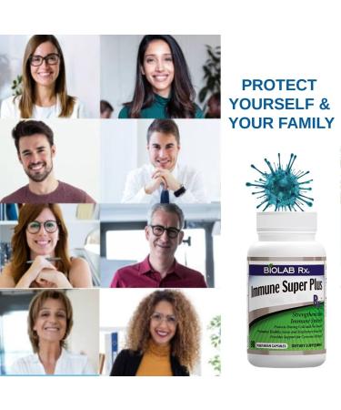 Immune Super Plus Rx- Natural Immune System Booster Natural Immune & Respiratory System Support Supplement - with Elderberry Goldenseal Astragalus Mushrooms-Cordyceps Reishi Chaga Turkey Tail - Buy Online on GoSupps.com
