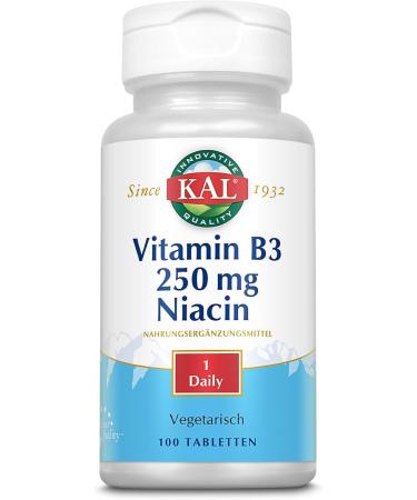 KAL 250 Mg Niacin - 100 Tablet