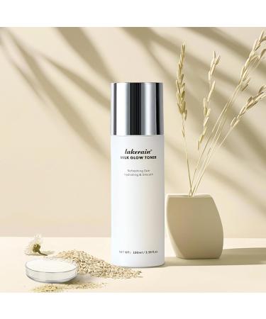 Milk Glow Toner for Face - Deep Hydrating Niacinamide Facial Toner | Refreshing Cruelty-Free & Vegan Skin Care | 100ml - Buy Online on GoSupps.com