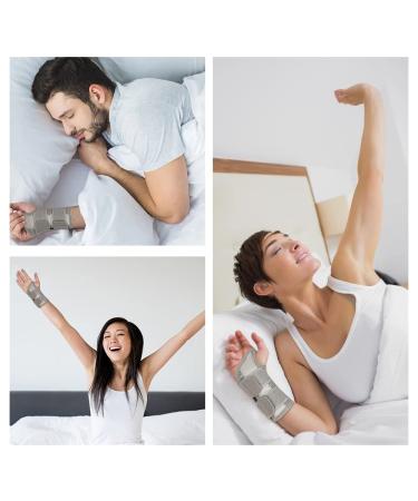 HMCEY Carpal Tunnel Wrist Splint - Support for Sprains RSI & Tendonitis | Gray S/M Right Hand Wristwear - Buy Online on GoSupps.com