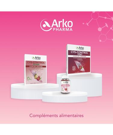 Arkopharma - Cys-Control Fort probiotiques | Confort urinaire - quilibre du microbiote| 10 sachets et 5 sticks diluer Framboise 1 unit (Lot de 1) - Buy Online on GoSupps.com