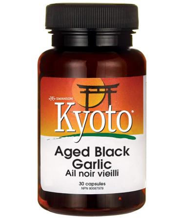 Swanson - Aged Black Garlic 650 Milligrams 30 Capsules