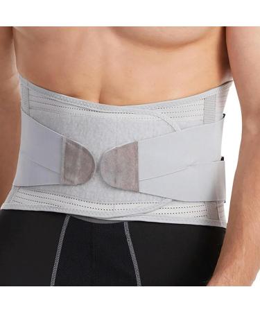 Doversky Low Back Pain Relief Belt Adjustable Lumbar Brace Scoliosis Fitness white M - Buy Online on GoSupps.com