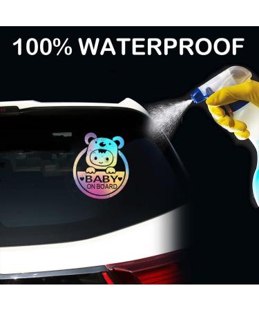 Baby on Board Sticker Set | Cute Baby Car Safety Stickers | Removable Window Decal | 2-Piece Baby In Car Signs | International Shipping Available - Buy Online on GoSupps.com