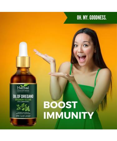 Herbal Goodness Oil of Oregano with Black Seed Oil - Organic Cold Pressed Gluten Free Essential Oils for Skin Vitamin E Black Cumin Seed Oil for Wellness Support - 2-Pack Bundle - Buy Online on GoSupps.com
