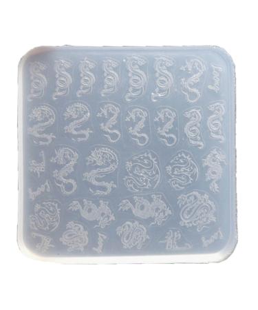 MCAORI 3D Nail Art Mold with Variety of Patterns Template Carving Sticker Stencil Tools Moulds for Nail Enthusiasts and Salons
