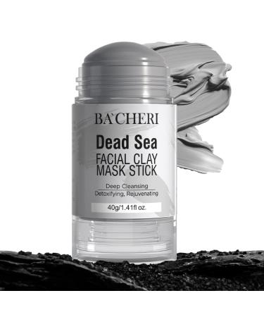 BACHERI Dead Sea Mud Mask for Face  Pore Reducer for Acne  Blackheads  Dead Sea Mask Stick for Deep Pore Cleansing  Moisturizing  Oil Controlling