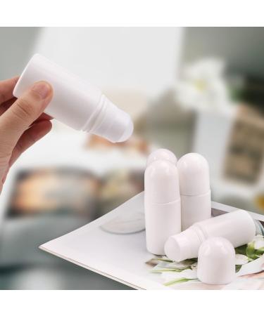 8 Packs Roll On Deodorant Bottles 1.7oz/50ml Empty Deodorant Containers Plastic Rollerball Bottles Refillable Roller Container For Homemade Natural Deodorant - Buy Online on GoSupps.com