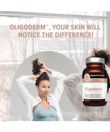 Oligoderm Premium Skin Support Supplement with Oligonol & Niacinamide - 60 Capsules - Buy Online on GoSupps.com