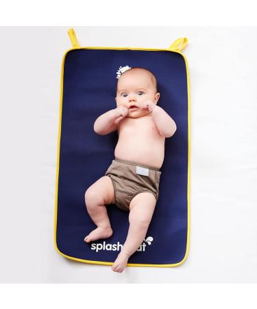 Splash About Baby Neoprene Changing Mat in Navy/Yellow - One Size - Buy Online on GoSupps.com
