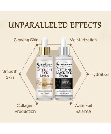 Peeling Shot Glow Rice Ampoule Duo 2-Piece Day & Night Set Exfoliating & Hydrating Rice Serum for Face & Body Brightening & Repair Formula for All Skin Types - Buy Online on GoSupps.com