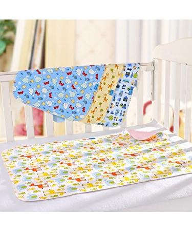 Yworld Cotton Bamboo Changing Pad | Breathable & Waterproof | Washable & Reusable Diaper Liner | 20x28in Size | Color Series - Buy Online on GoSupps.com