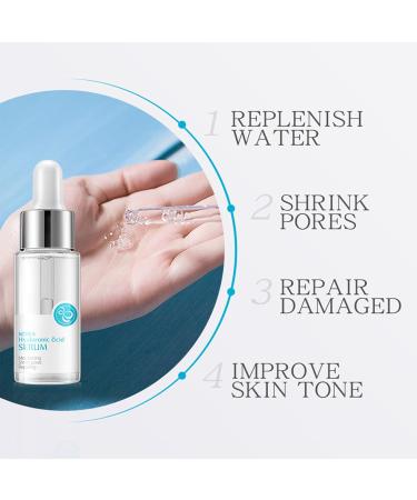 Hydrating Hyaluronic Acid Serum Face Moisturiser with Tremella fuciformis Face Serum for Women & Men Skin Care Replumps & Hydrates Skin Anti-Aging Minimises Pore Repair Skin Korean Skincare - Buy Online on GoSupps.com