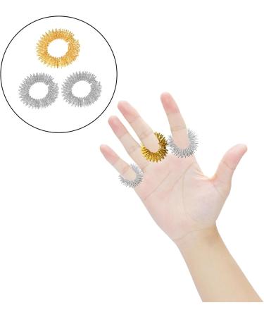 16-Piece Finger Massage Rings Set - Acupressure & Osteoarthritis Relief - Stress Relief & Improved Blood Circulation - Buy Online on GoSupps.com