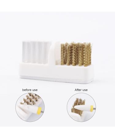 TEONEI Nail Drill Bit Wire Cleaner Brush - 3Pcs Set for Professional Nail Salons and Home Use - Buy Online on GoSupps.com
