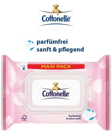 Cottonelle Moist Toilet Paper Maxi Pack - Sensitive & Nourishing Biodegradable Perfume-Free 12x84 Towels | International Shipping Available - Buy Online on GoSupps.com