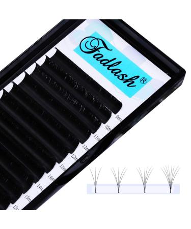 Easy fan lashes self-fan volume eyelashes for volume technology curl eyelash extensions mix length penny lexensions (0.07mm-d-12)
