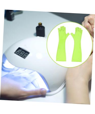 minkissy 1 Pair Nail Gloves Oveglove Hands Glove Nails Supplies Glvoes Uv Led Lamps Glove Gel Nail Lamp Glove Fingerless Uv Sun Gloves Nail Art Gloves Mj03 Nail Polish Manicure Polyester - Buy Online on GoSupps.com