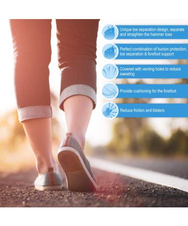 DOACT 3-Hole Bunion Corrector Protector with 5-Hole Big Toe Straighteners Gel Toe Separator Foot Splint Support for Hallux Valgus Overlapping Hammer Turf Bent Toe Day and - Buy Online on GoSupps.com