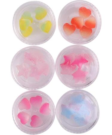 Housoutil 3 Sets Phone Stickers DIY Nail Art Accessories Nails Stud Ceramic Nail Slices Resin Stickers Fruit Stickers Nail Sticker Stickers for Phones 3D Earth Tones Button 4X4X2cmx3pcs As Shown Ax3pcs - Buy Online on GoSupps.com