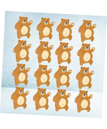 OUNONA 100pcs Message Card for Lollipop Brown Decor Lollipop Paper Card Candy Holder Card Lollipop Decoration Brown Lollipops Candy Greeting Cards Message for Lollipop Decorative Card - Buy Online on GoSupps.com