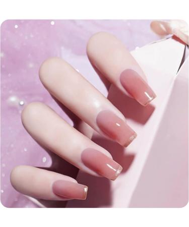 Vishine Poly Extension Gel Nail Kit Mini Nail Lamp Needed Clear Builder Jelly Gel Pink Nude Poly Nail Enhancement Trial All in One French Manicure Kit for Nail Art Starter Kit Nails - Buy Online on GoSupps.com